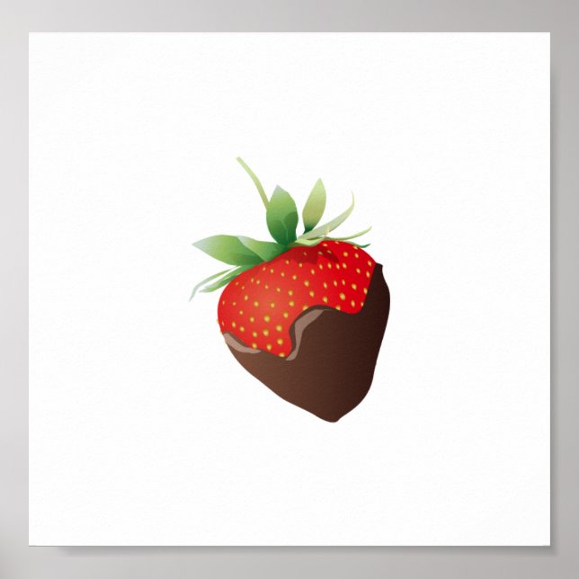Chocolate Strawberry Poster (Front)