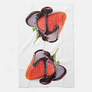Chocolate Strawberry Tea Towel