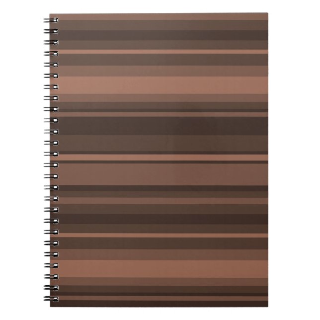 Chocolate stripes notebook (Front)