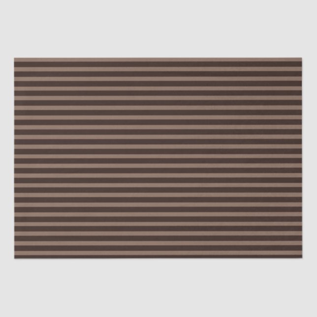Chocolate Stripes Tissue Paper (Front)