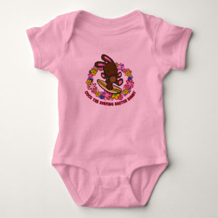 Chocolate Surfing Easter Bunny Infant Tees