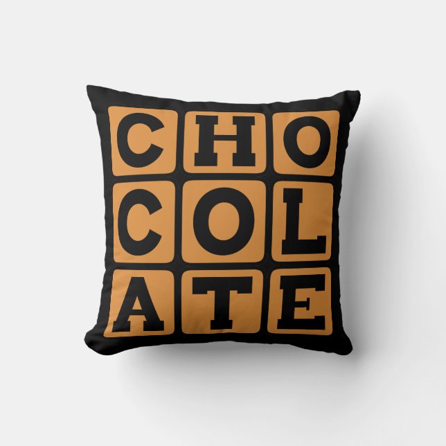 Chocolate, Sweet Dessert Cushion (Front)