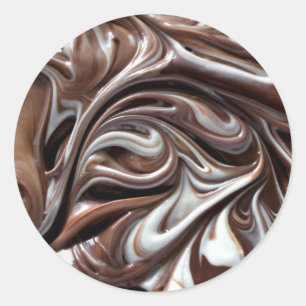 chocolate swirl big stickers