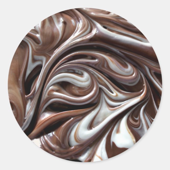 chocolate swirl big stickers (Front)
