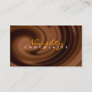 Chocolate Swirl Business Card