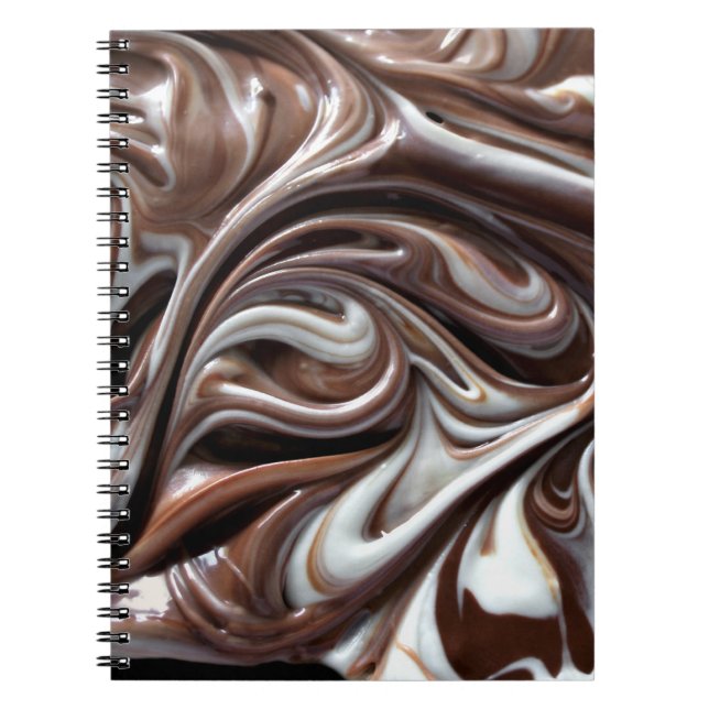 chocolate swirl notebook (Front)