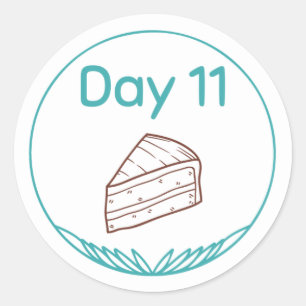 Chocolate Tasting Kit Day 11 Classic Round Sticker