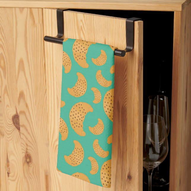 chocolate tea towel (Thirds Fold)