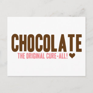 Chocolate - The Original Cure-All Postcard