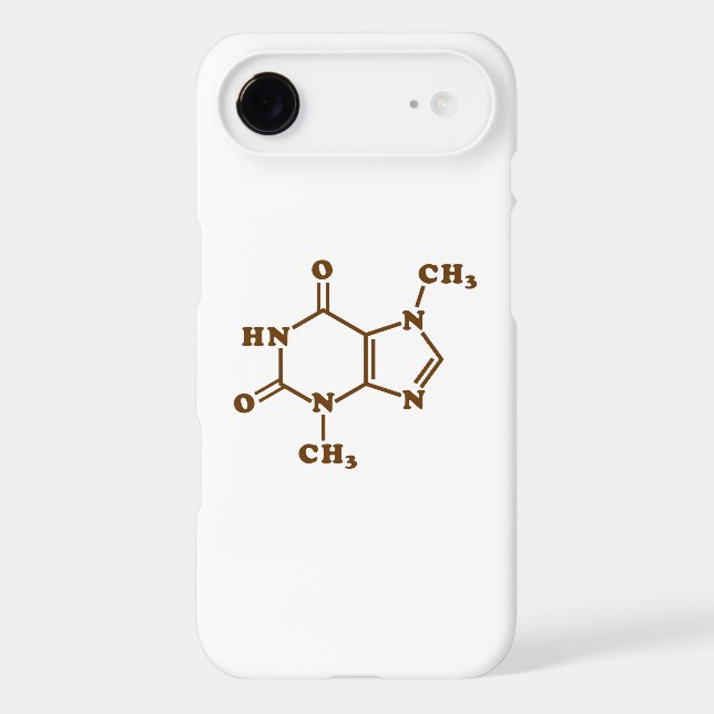 Chocolate Theobromine Molecular Chemical Formula (Back)