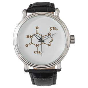 Chocolate Theobromine Molecular Chemical Formula Watch