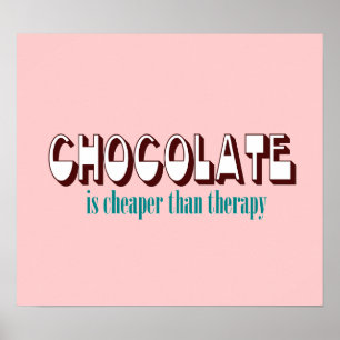 Chocolate Therapy Poster