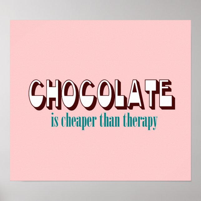Chocolate Therapy Poster (Front)