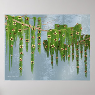 Chocolate Truffle Fantasy Tree Poster