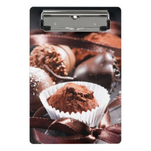 Chocolate truffles mini clipboard