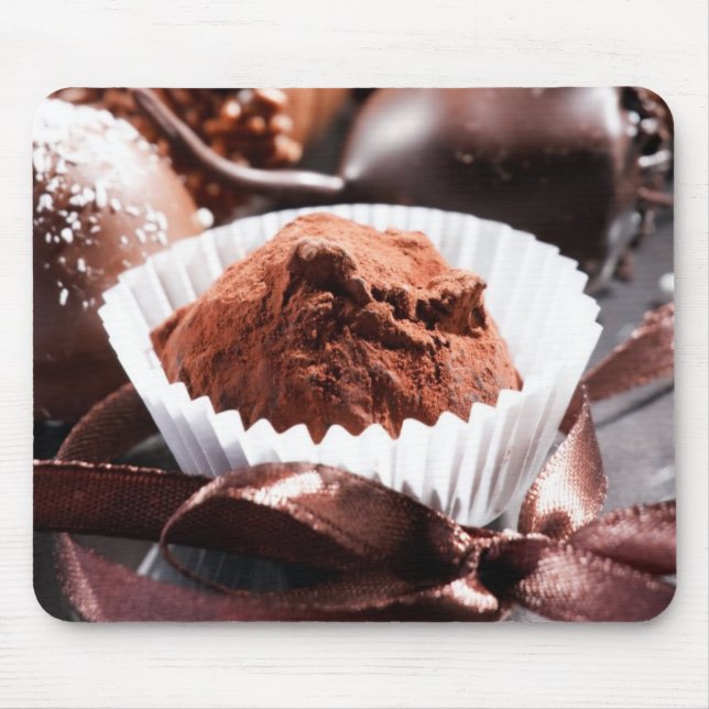 Chocolate truffles mouse mat (Front)