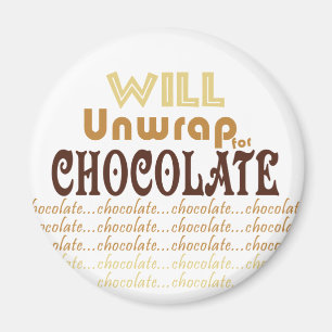 Chocolate Unwrap Magnet