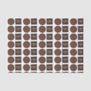 Chocolate Valentine's Day Candy Chocoholic Tissue Paper