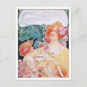 Chocolate ~ Vintage Hot Chocolate Drink Ad Postcard