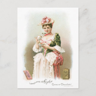 Chocolate ~ Vintage Hot Chocolate Drink Ad Postcard
