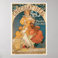 Chocolate ~ Vintage Hot Chocolate Drink Ad