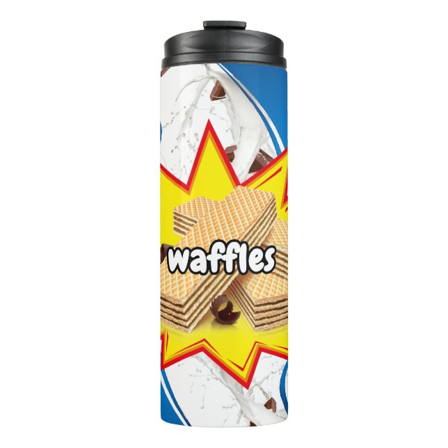 Chocolate Wafers Packaging Thermal Tumbler (Front)