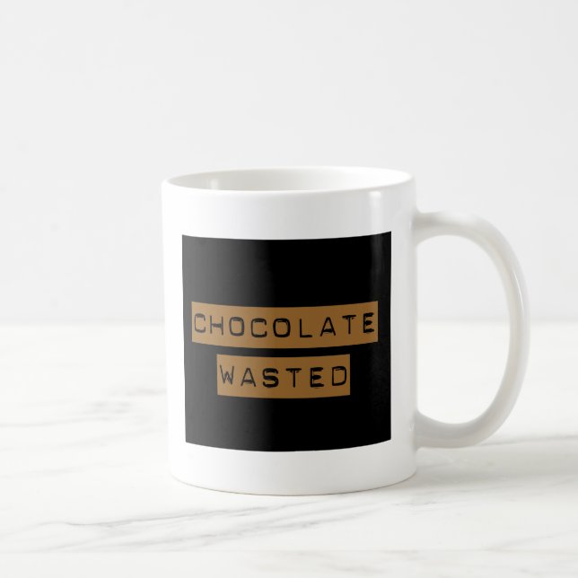 Chocolate Wasted Coffee Mug (Right)