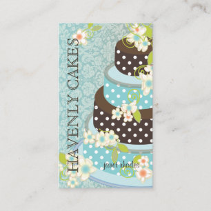 Chocolate Wedding Cake/Bakery/pâtisserie Business Card