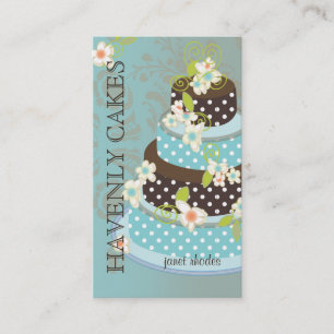 Chocolate Wedding Cake/Bakery/pâtisserie Business Card