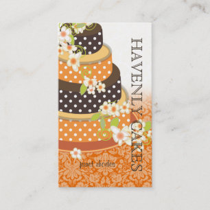 Chocolate Wedding Cake/Bakery/pâtisserie Business Card