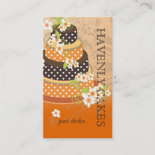 Chocolate Wedding Cake/Bakery/pâtisserie Business Card