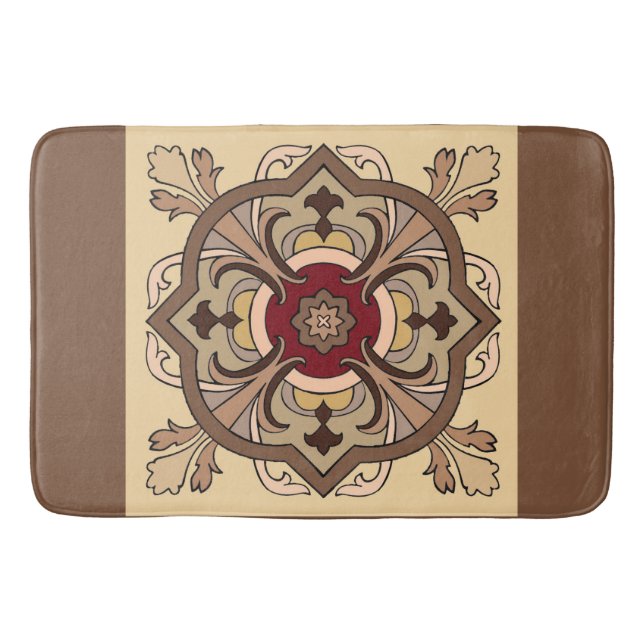 Chocolate Wine Bath Mat (Front)