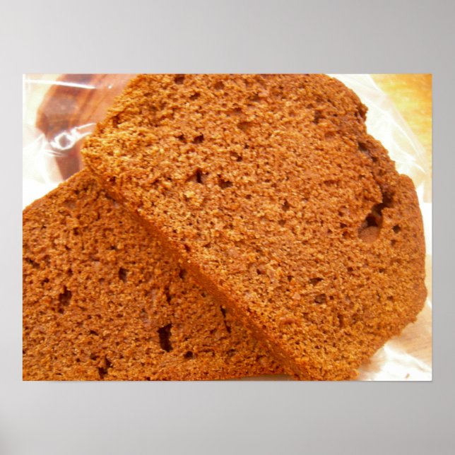 Chocolate zucchini bread poster (Front)