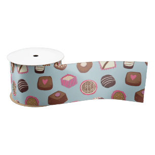 Chocolates and Candy Satin Ribbon