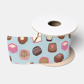 Chocolates and Candy Satin Ribbon