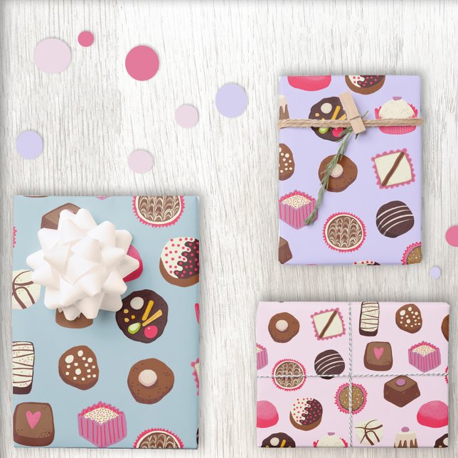 Chocolates and Candy Wrapping Paper Sheet (Creator Uploaded)