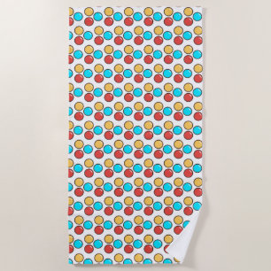chocolates beach towel