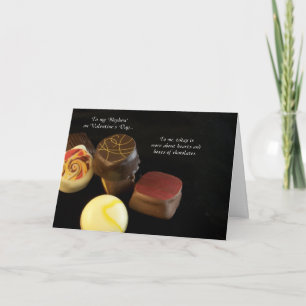 Chocolates Newphew Valentine's Day Card