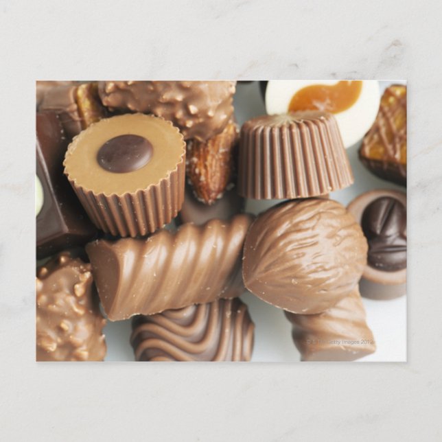 chocolates postcard (Front)
