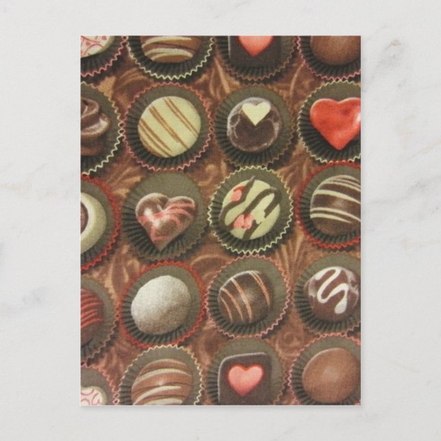 Chocolates & Truffles Postcard (Front)