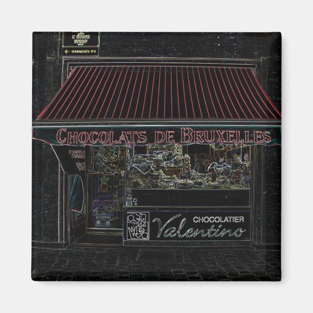 Chocolatier, Brussels, Belgium Magnet (Front)