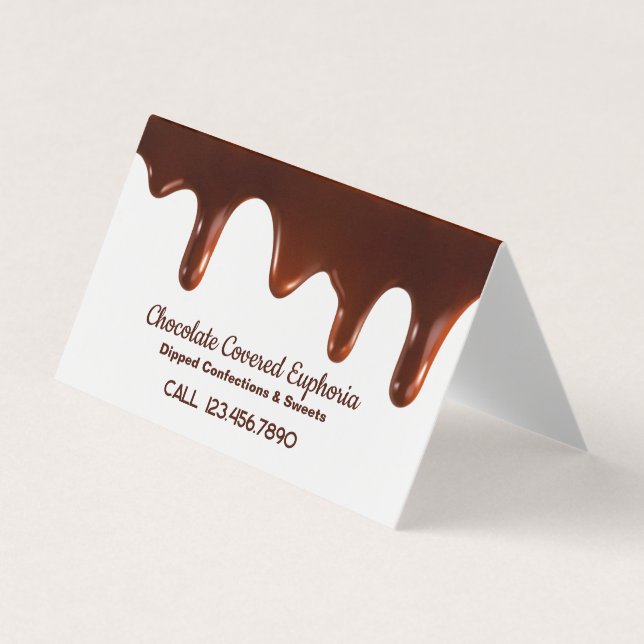 🍬 Chocolatier Business Card (Front)
