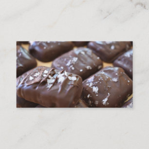 Chocolatier Chocolate Bon Bon Candy Shop Foodie Business Card