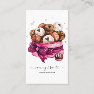 Chocolatier Confections Business Card