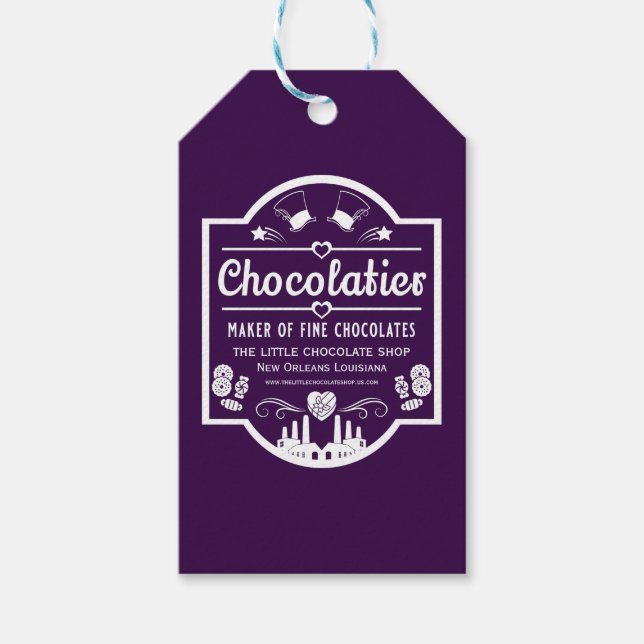 Chocolatier Maker Gift Tags (Front)