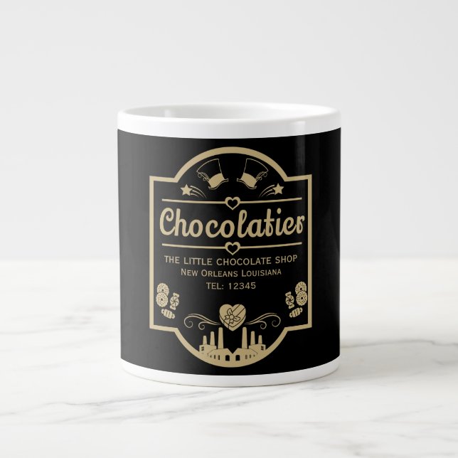 Chocolatier Maker Large Coffee Mug (Front)