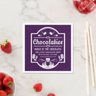 Chocolatier Maker Napkin