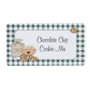 Chocoloate Chip Cookie Label