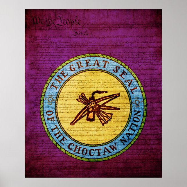 Choctaw Nation of Oklahoma Poster (Front)