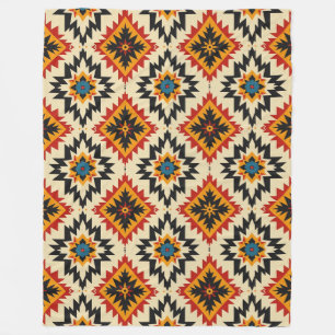 Choctaw Nation Pattern Fleece Blanket